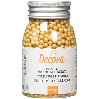 Picture of GOLD SUGAR PEARLS 100G